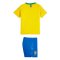 2018-2019 Brazil Little Boys Home Kit (Ronaldo 9)