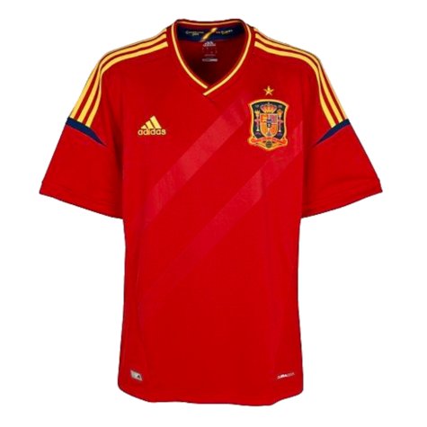 2012-2013 Spain Home Shirt (DAVID VILLA 7)