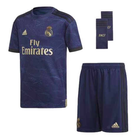 2019-2020 Real Madrid Away Youth Kit (Night Indigo) (Jovic 18)