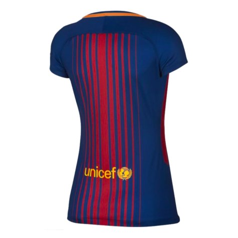 2017-2018 Barcelona Home Shirt (Womens) (O Dembele 11)