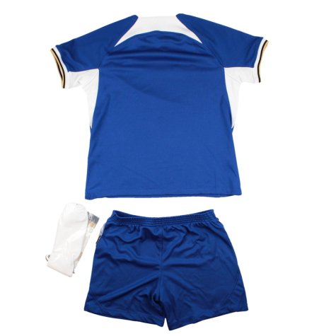 2023-2024 Chelsea Home Little Boys Mini Kit (AUBAMEYANG 9)
