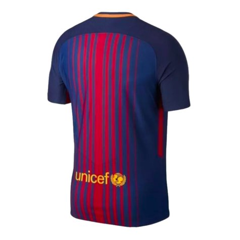 2017-2018 Barcelona Home Match Vapor Shirt (Suarez 6)
