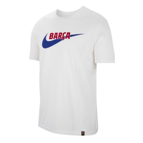 2023-2024 Barcelona Swoosh Club Tee (White) (Codina 3)