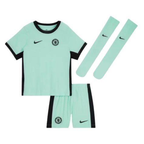 2023-2024 Chelsea Little Boys Third Mini Kit (MADUEKE 11)