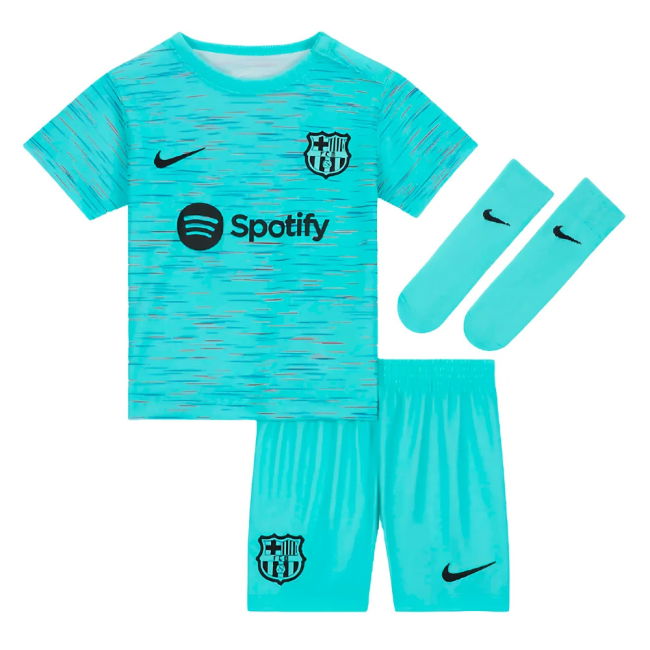 2023-2024 Barcelona Infants Baby Third Kit (Paralluelo 17)