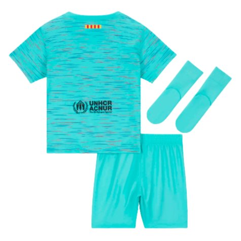 2023-2024 Barcelona Infants Baby Third Kit (Paralluelo 17)