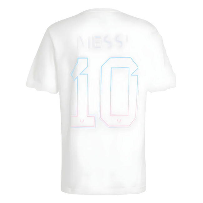 2023-2024 Inter Miami Messi N10 T-Shirt (White)