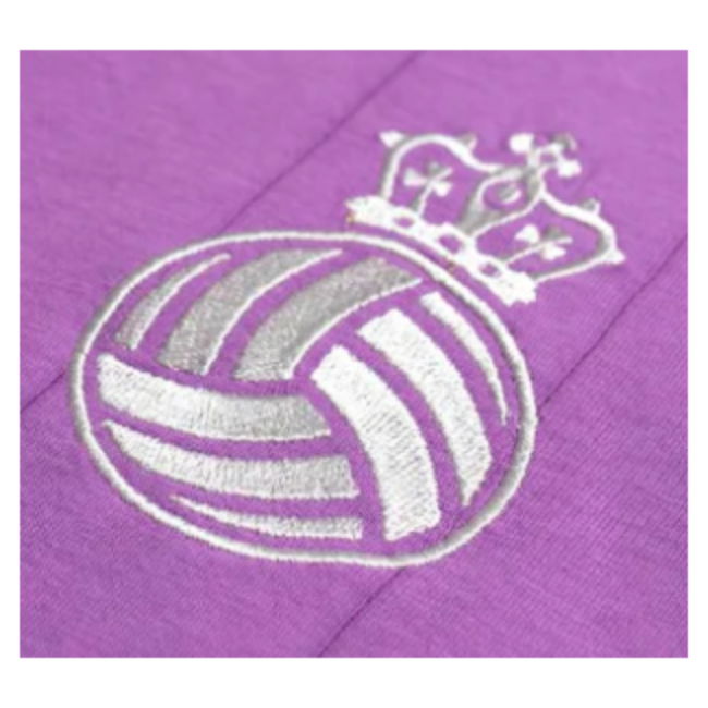 Madrid La Corona Purple Retro Football Shirt
