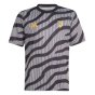 2023-2024 Juventus Pre-Match Shirt (Black) - Kids (NEDVED 11)