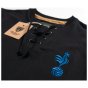 The Cockerel Black Retro Football LS Shirt