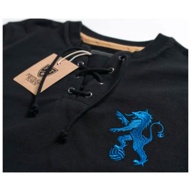 Scotland Retro Shirt Black The Rampant Lion