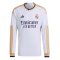 2023-2024 Real Madrid Authentic Long Sleeve Home Shirt (Hazard 7)