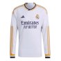 2023-2024 Real Madrid Authentic Long Sleeve Home Shirt (Figo 10)