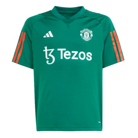 2023-2024 Man Utd Training Shirt (Green) - Kids (Casemiro 18)