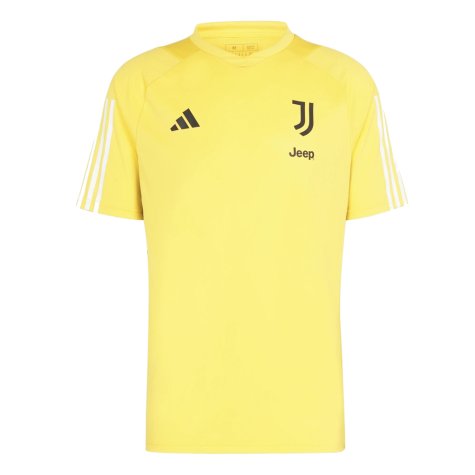 2023-2024 Juventus Training Shirt (Bold Gold) (CHIESA 7)