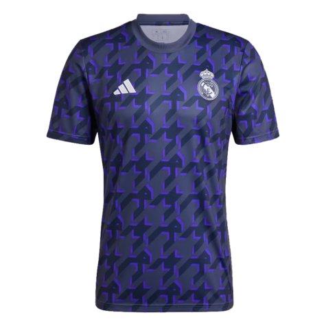 2023-2024 Real Madrid Pre-Match Shirt (Shadow Navy) (Camavinga 12)