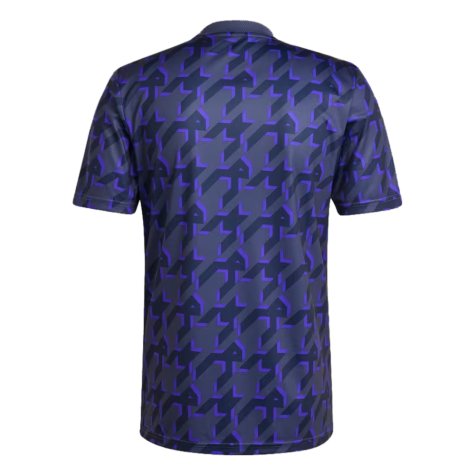 2023-2024 Real Madrid Pre-Match Shirt (Shadow Navy) (Your Name)