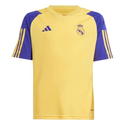 2023-2024 Real Madrid Training Shirt (Spark) - Kids (Camavinga 12)