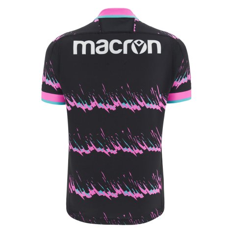 2024-2025 Barbarians Rugby Training Jersey (Black-Pink)