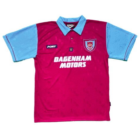1995-1996 West Ham Centenary Pony Home Shirt (Dicks 3)