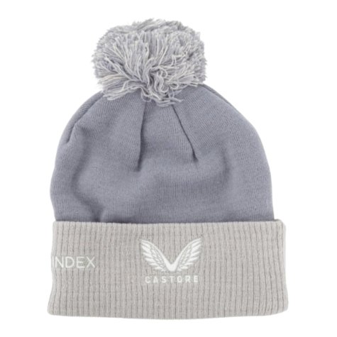 2023-2024 Saracens Rugby Bobble Beanie Hat (Grey)