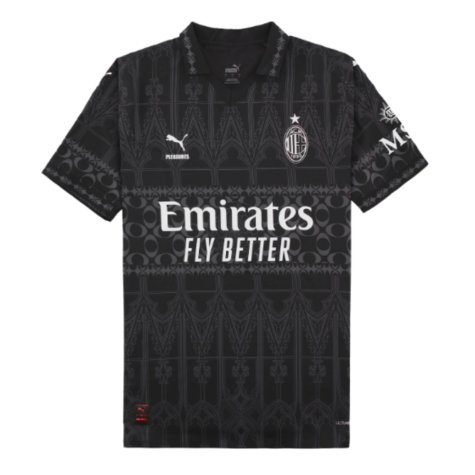 2023-2024 AC Milan x PLEASURES Authentic Jersey (Saelemaekers 56)