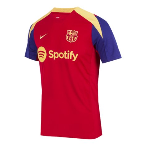 2023-2024 Barcelona Strike Training Shirt (Red) (Romeu 18)