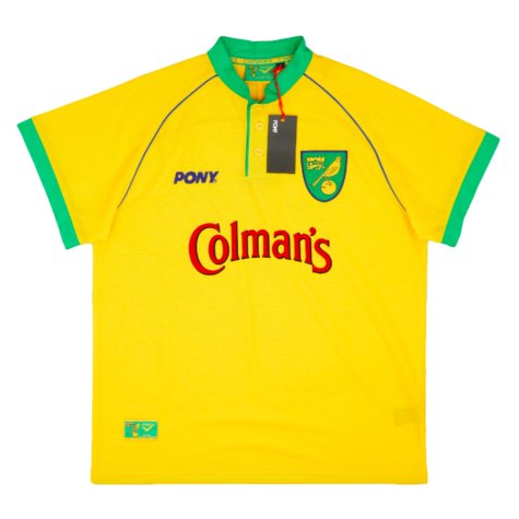 1997-1999 Norwich City Home Pony Reissue Shirt (Your Name)
