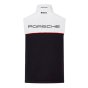 2024 Porsche RP Team Sleeveless Zip Jacket (White-Black)