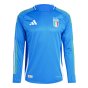 2024-2025 Italy Authentic Long Sleeve Home Shirt (SPINAZZOLA 4)