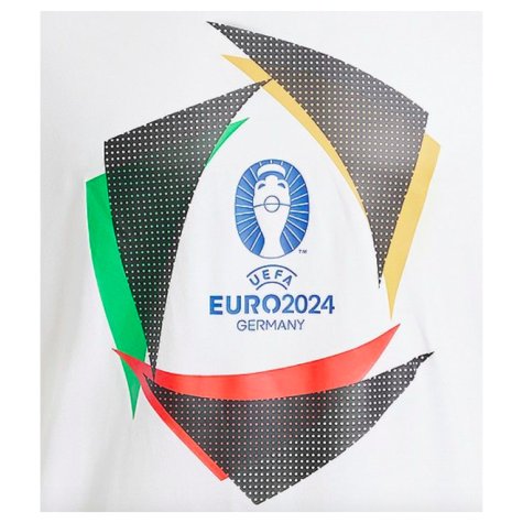 adidas Euro 2024 Official Emblem Trophy T-Shirt - White