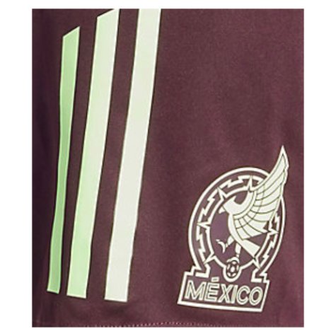 2024-2025 Mexico Training Shorts (Dark Burgundy)