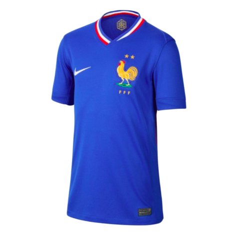 2024-2025 France Home Shirt (Kids) (Upamecano 4)