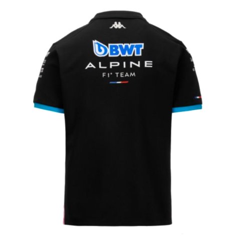 2024 Alpine BWT Team Polo Shirt (Black)