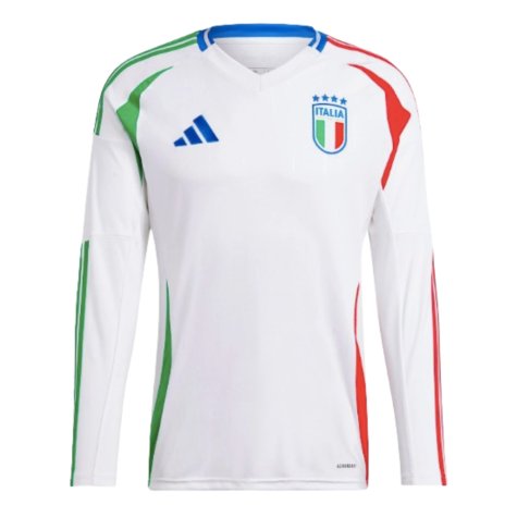 2024-2025 Italy Long Sleeve Away Shirt (DEL PIERO 10)