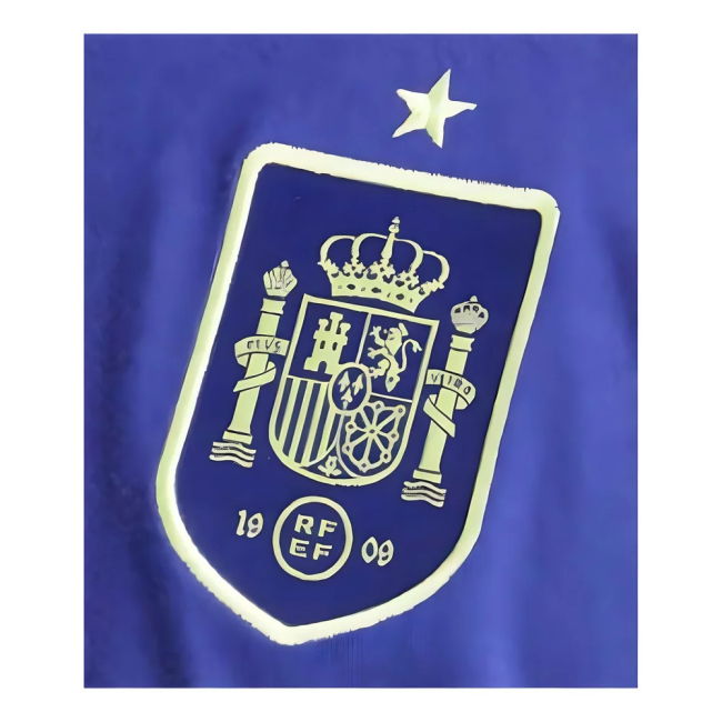 2024-2025 Spain Training Tee (Blue) (Cucurella 24)
