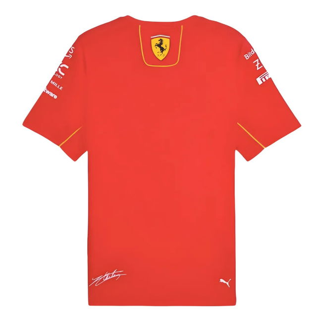 2024 Ferrari Charles Leclerc Driver T-Shirt (Red)
