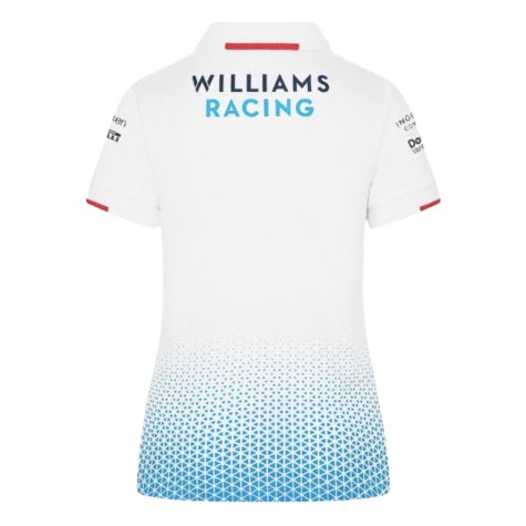 2024 Williams Racing Team Polo Shirt (White) - Womens