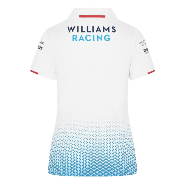 2024 Williams Racing Team Polo Shirt (White) - Womens