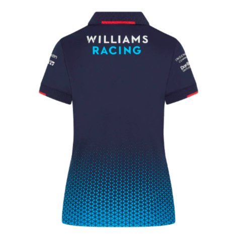 2024 Williams Racing Team Polo Shirt (Navy) - Womens
