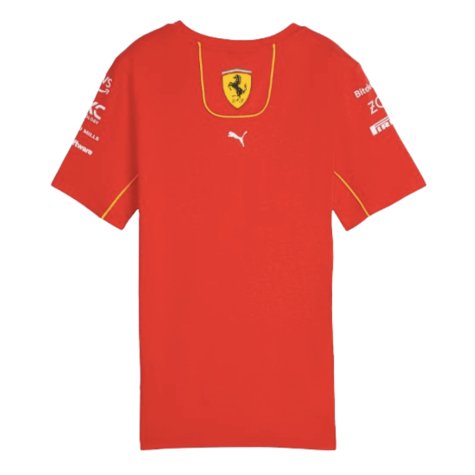 2024 Scuderia Ferrari Team T-Shirt (Red) - Womens