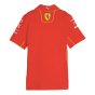 2024 Scuderia Ferrari Team Polo Shirt (Red) - Womens