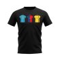 Barcelona 2008-2009 Retro Shirt T-shirt (Black) (Puyol 5)