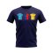 Barcelona 2008-2009 Retro Shirt T-shirt (Navy) (Messi 10)