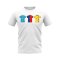 Barcelona 2008-2009 Retro Shirt T-shirt (White) (Xavi 6)