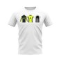 Dortmund 1996-1997 Retro Shirt T-shirt (White) (Lambert 14)