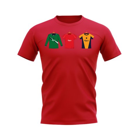 Liverpool 2000-2001 Retro Shirt T-shirt (Red) (BARNES 10)