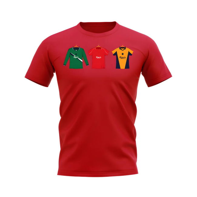 Liverpool 2000-2001 Retro Shirt T-shirt (Red) (Your Name)