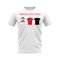 Manchester United 1998-1999 Retro Shirt T-shirt - Text (White) (Charlton 10)