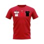 Manchester United 1998-1999 Retro Shirt T-shirt (Red) (Scholes 18)